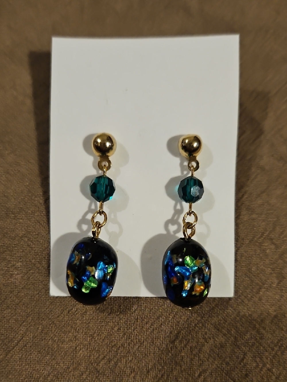 Vintage Night Garden Earrings